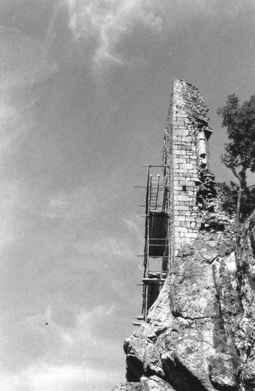 Grande tour installation échaffaudage, 1989-07